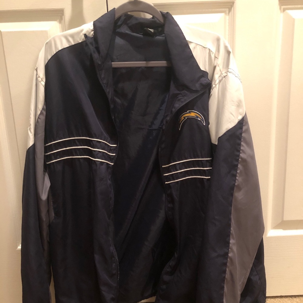 NFL chargers windbreaker